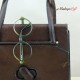 Elena Mini Borsello Marrone & Montatura occhiali tonda vintage